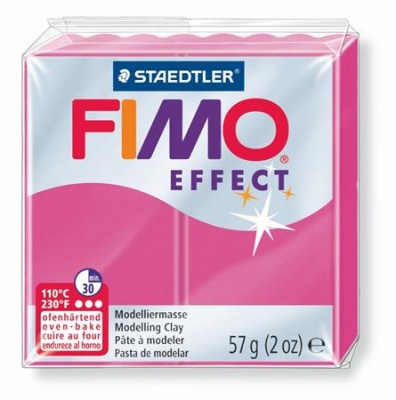 Gyurma, 57 g, égethető, FIMO "Effect", rubinkvarc